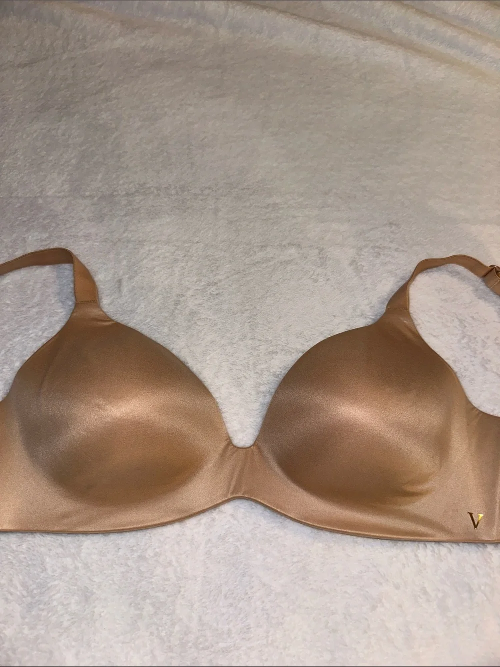 Victoria's Secret Tan Bra - lightly lined, wireless